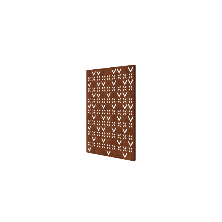 Corten čelik panel - Krovni uzorak 5 - 120 x 6 x 190 cm
