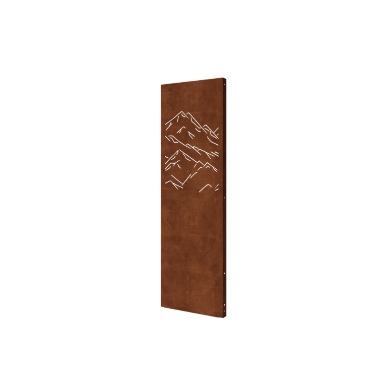Corten čelik panel - Planine 3 - 60 x 6 x 190 cm