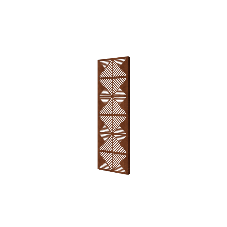 Corten čelik panel - Linije 2 - 60 x 6 x 190 cm