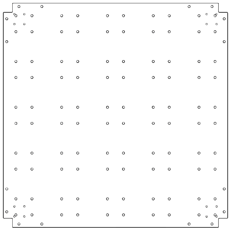 Cinkani čelik osnovna ploča 100 x 100 cm