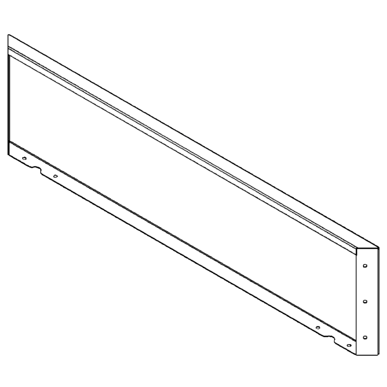 Praškasto lakirane čelični vrtni panel 30 x 120 cm Praškasto lakirane čelični vrtni panel 30 x 120 cm