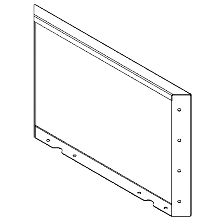 Praškasto lakirane čelični vrtni panel 40 x 60 cm Praškasto lakirane čelični vrtni panel 40 x 60 cm
