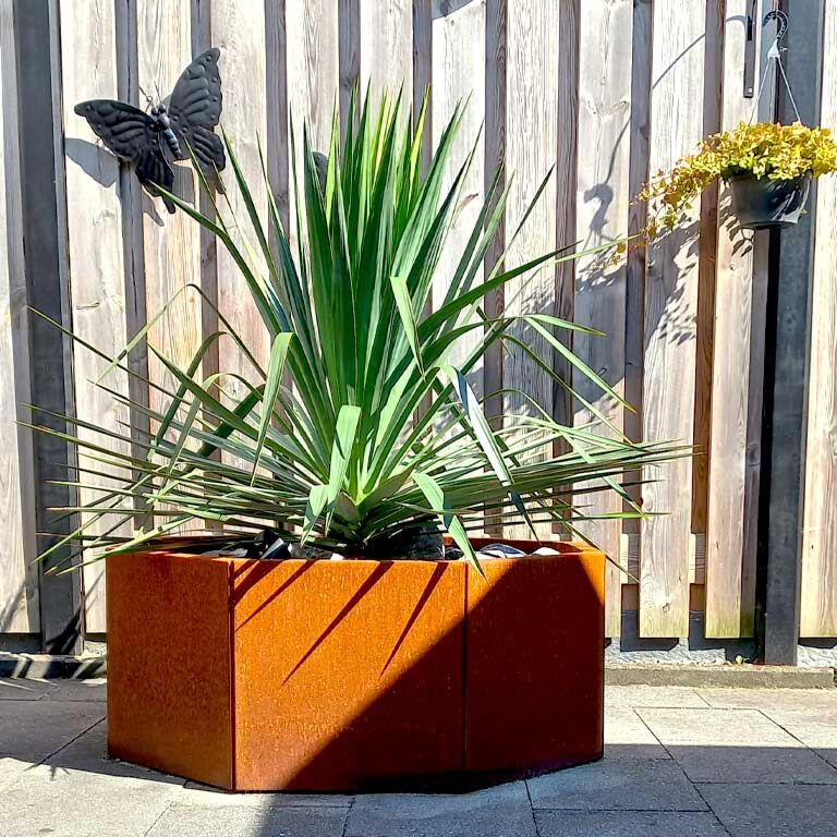 Corten čelična tegla za cvijeće Chicago 20