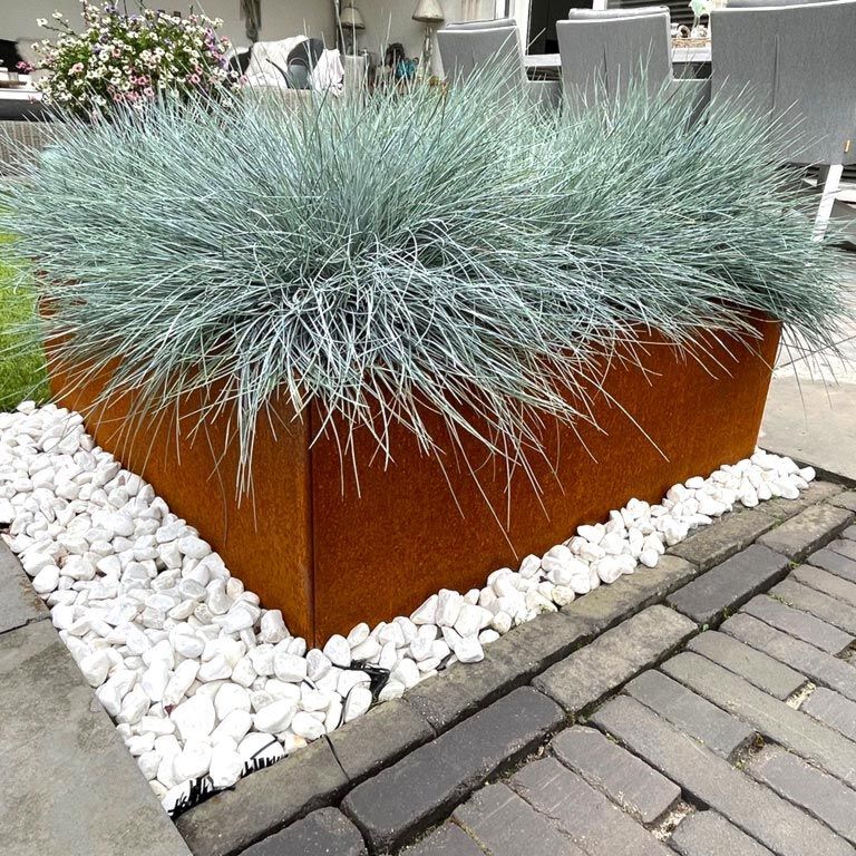 Corten čelična tegla za cvijeće Miami 80 x 80 cm