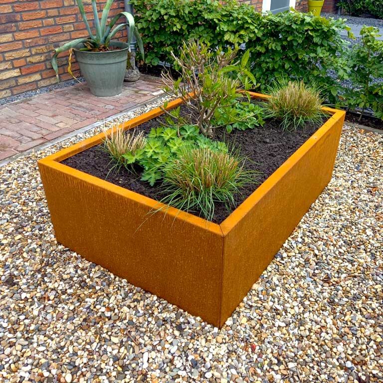 Corten čelična tegla za cvijeće Texas 80 x 120 cm