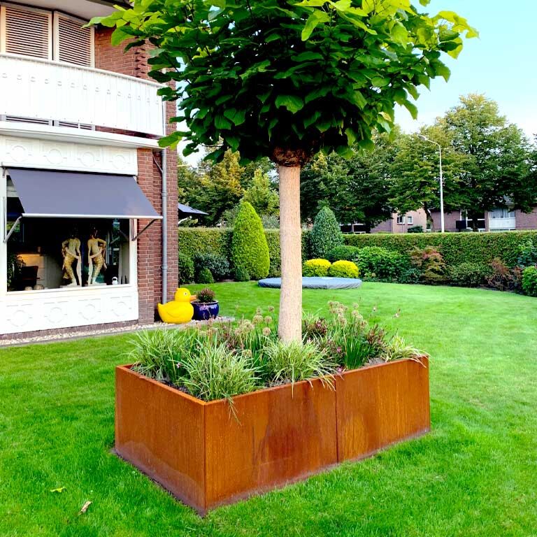 Corten čelična tegla za cvijeće Texas xxl 200 x 120 cm