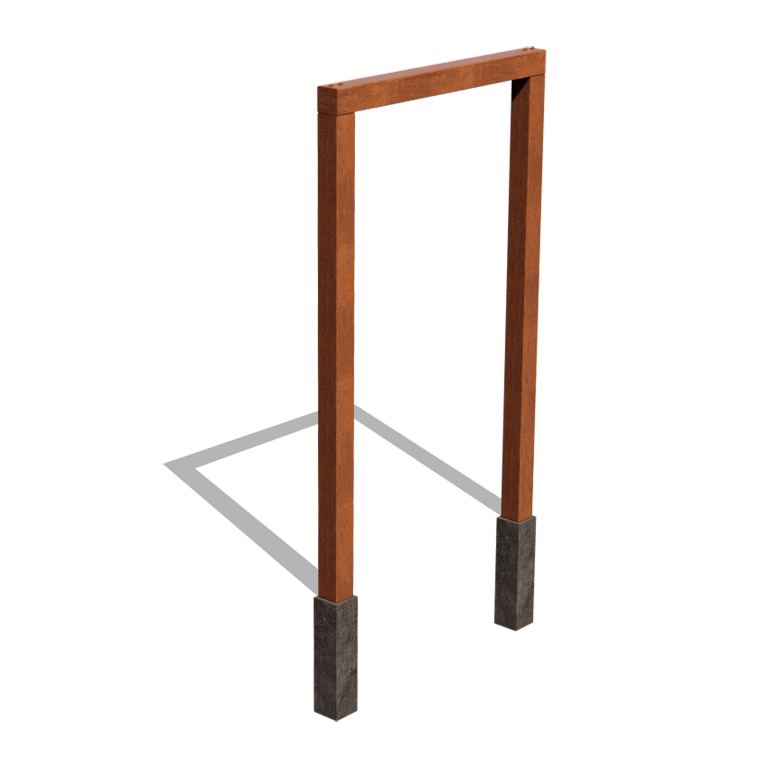 Corten čelična pergola ravno 150 cm