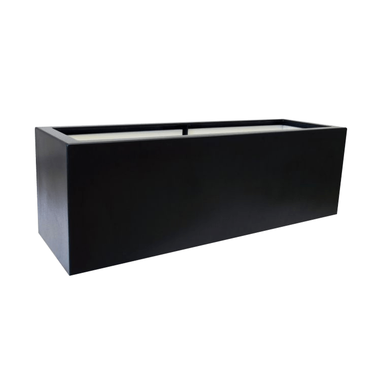 Stakloplastična tegla za cvijeće - Pravougaonik - 100 x 40 x 80 cm - S dnom