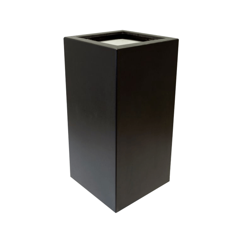 Stakloplastična tegla za cvijeće - Kvadrat - 50 x 50 x 100 cm - S dnom