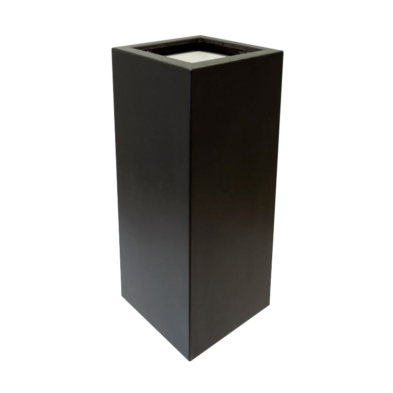 Stakloplastična tegla za cvijeće - Kvadrat - 50 x 50 x 120 cm - S dnom