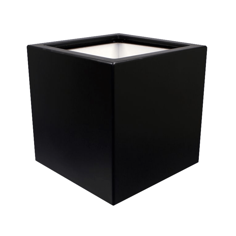 Stakloplastična tegla za cvijeće - Kvadrat - 70 x 70 x 70 cm - S dnom