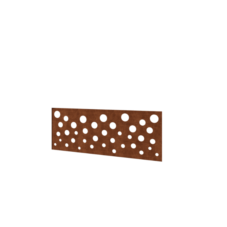 Ograda od corten čelika H - Panel B - 120 x 47,5 cm