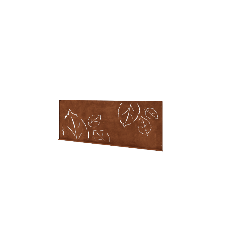 Corten čelika ukrasna ograda N - Panel - 149 x 3 x 60 cm