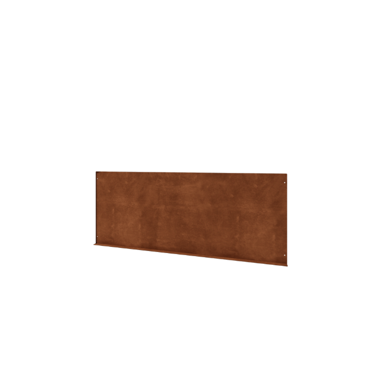Corten čelika ukrasna ograda V - Panel - 149 x 3 x 60 cm