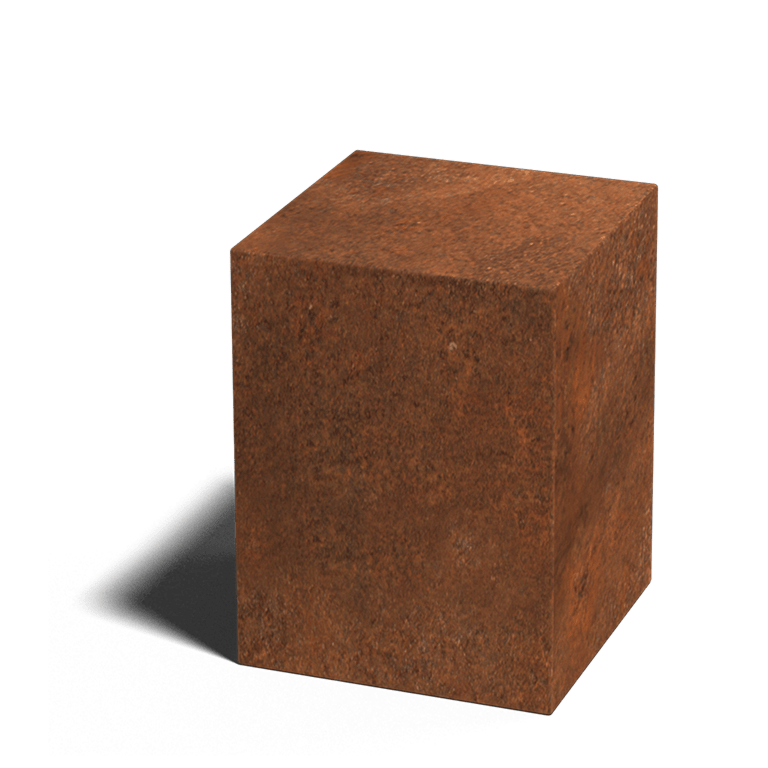 Corten čelična cokola Ohio 30 x 30 x 40 cm