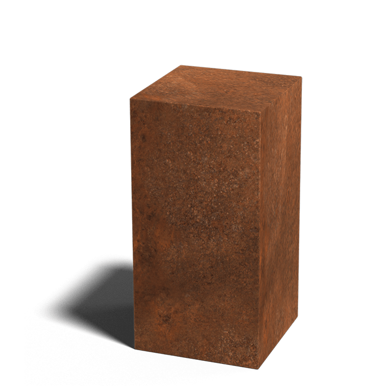 Corten čelična cokola Ohio 30 x 30 x 60 cm