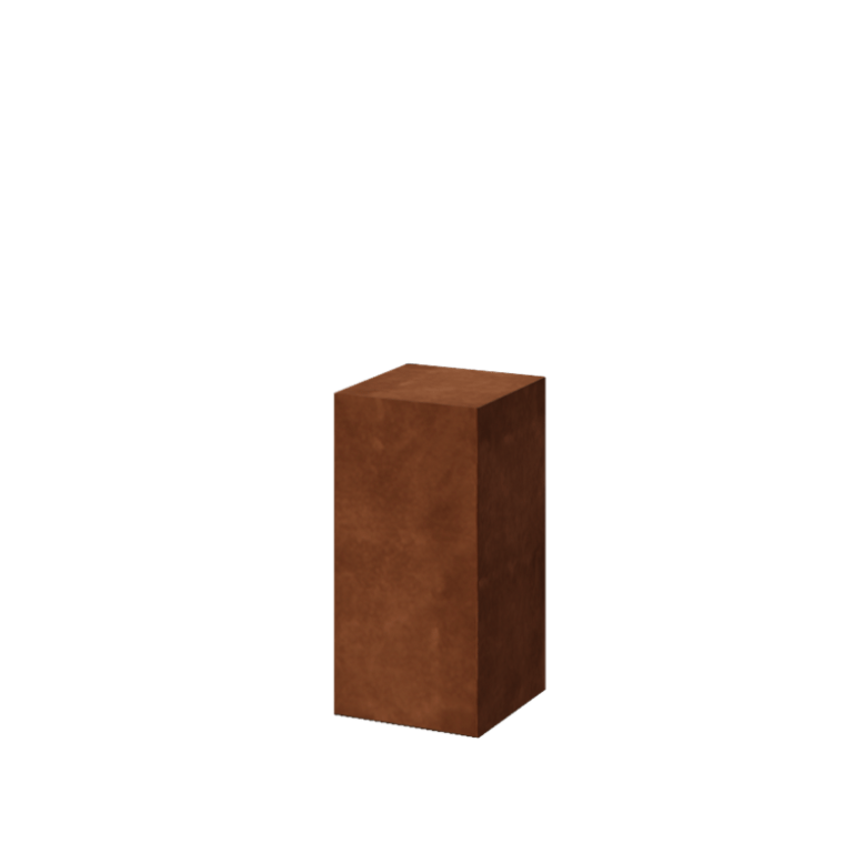 Corten čelična cokola Ohio 30 x 30 x 60 cm