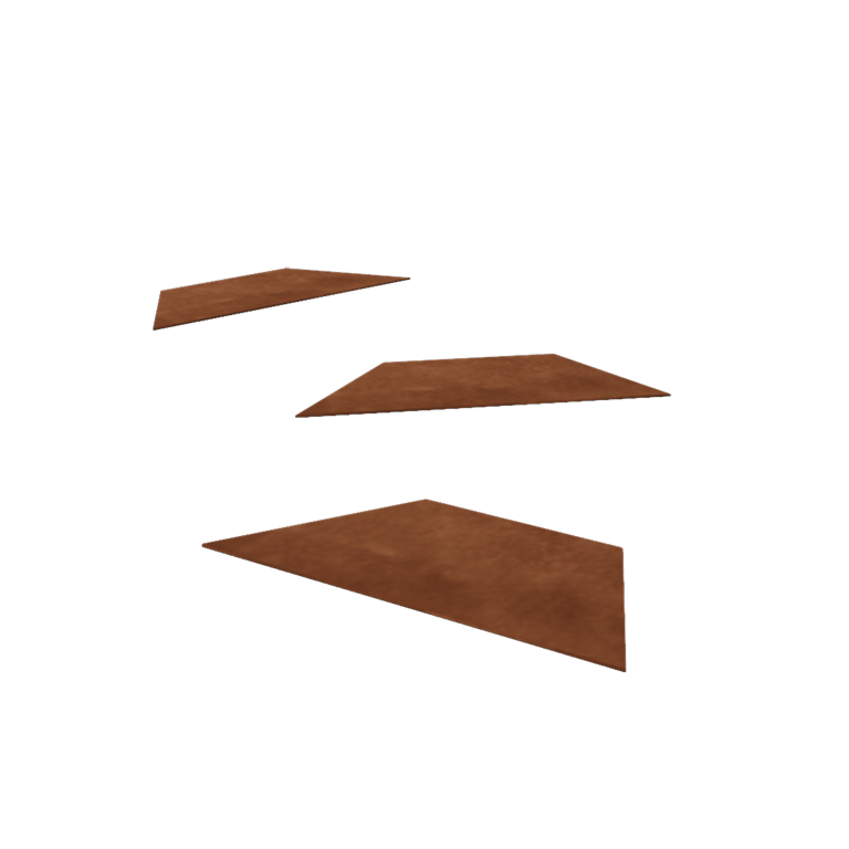 Corten čelična vrtna podna ploča Hexagon HH 50