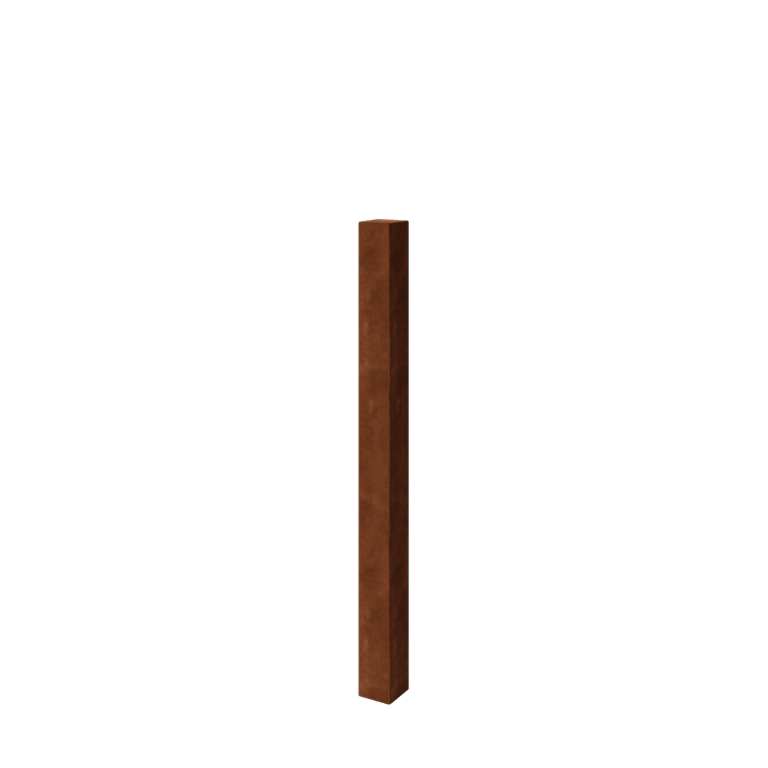 Corten čelična stup za ogradu 150 cm