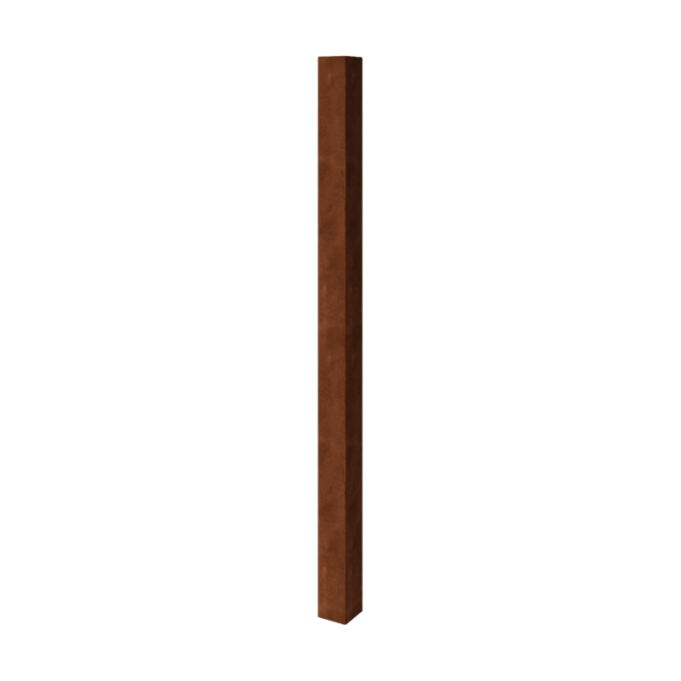 Corten čelična stup za ogradu 200 cm