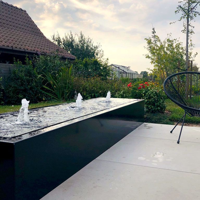 Aluminijska fontana 300 x 80 x 40 cm