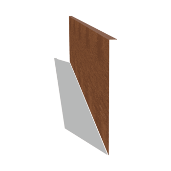 Corten čelične rubnjaci za travnjak kutno 45 cm (duljina 240 cm)