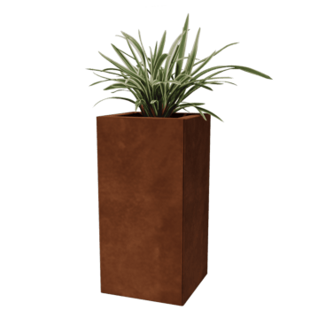 Corten čelična tegla za cvijeće Miami 30 x 30 cm