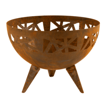 Corten čelična posuda za vatru Michigan 58 x 58 x 42 cm