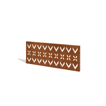 Corten čelična ograda H panel V 120 x 47,5 cm