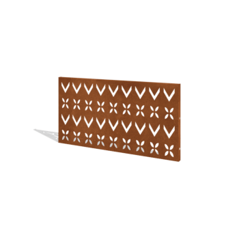 Corten čelična ograda H panel V 120 x 63,3 cm