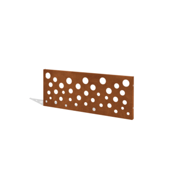 Corten čelična ograda H panel B 120 x 47,5 cm