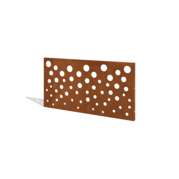 Corten čelična ograda H panel B 120 x 63,3 cm