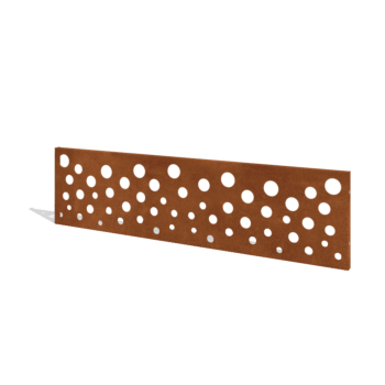 Corten čelična ograda H panel B 180 x 47,5 cm