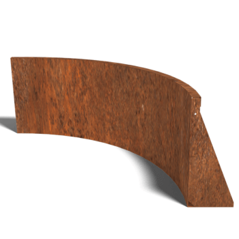 Corten čelični potporni zid unutarnji luk 100 x 100 cm (visina 50 cm)