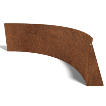 Corten čelični potporni zid unutarnji luk 150 x 150 cm (visina 60 cm)
