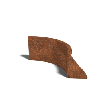 Corten čelični potporni zid unutarnji luk 50 x 50 cm (visina 30 cm)