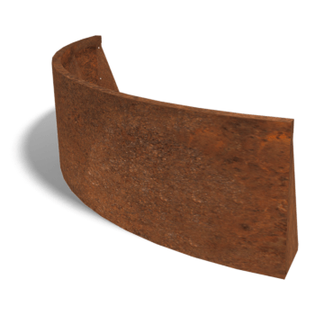 Corten čelični potporni zid vanjski luk 150 x 150 cm (visina 50 cm)