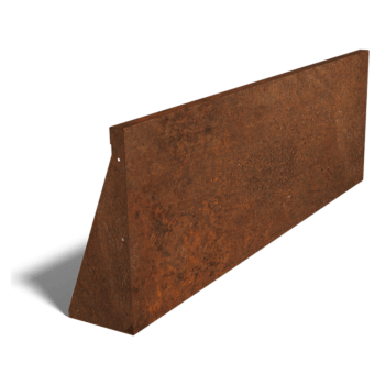 Corten čelični potporni zid ravno 150 cm (visina 50 cm)