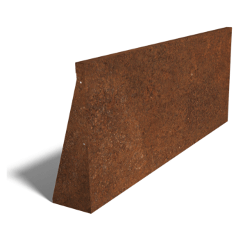 Corten čelični potporni zid ravno 150 cm (visina 60 cm)