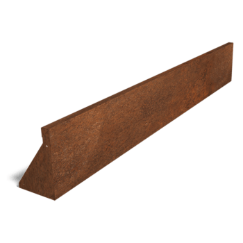 Corten čelični potporni zid ravno 200 cm (visina 30 cm)