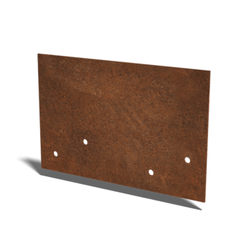 Corten čelik spojna ploča ravno sloj 12 - 15 cm