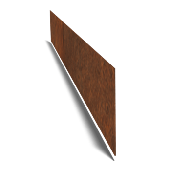 Corten čelične rubnjaci za travnjak ravno 25 cm (duljina 150 cm)