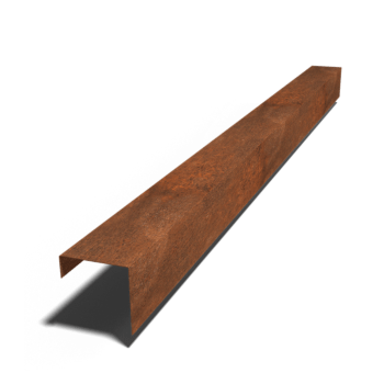 Corten čelični u-profil 15 x 15 x 5 cm (dužina 240 cm)