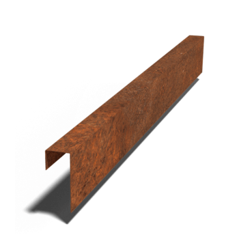 Corten čelični u-profil 15 x 6 x 5 cm (duljina 150 cm)