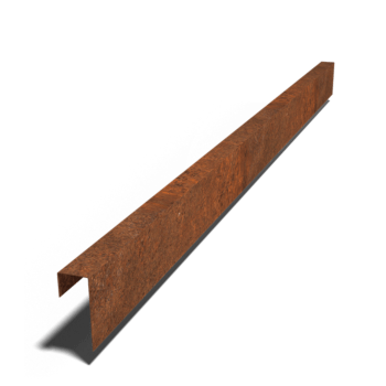 Corten čelični u-profil 15 x 6 x 5 cm (dužina 240 cm)