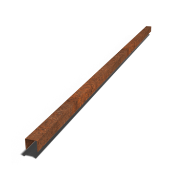 Corten čelični u-profil 5 x 6 x 5 cm (dužina 240 cm)