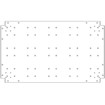Cinkani čelik osnovna ploča 60 x 100 cm