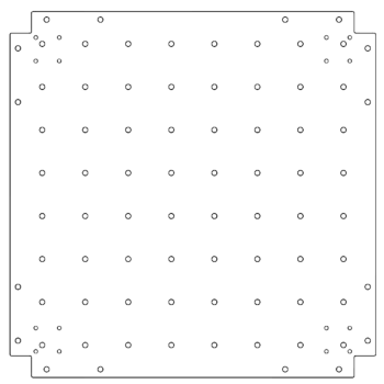 Cinkani čelik osnovna ploča 70 x 70 cm