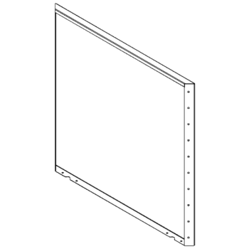 Corten čelični vrtni panel 100 x 100 cm