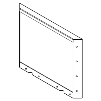 Corten čelični vrtni panel 40 x 50 cm